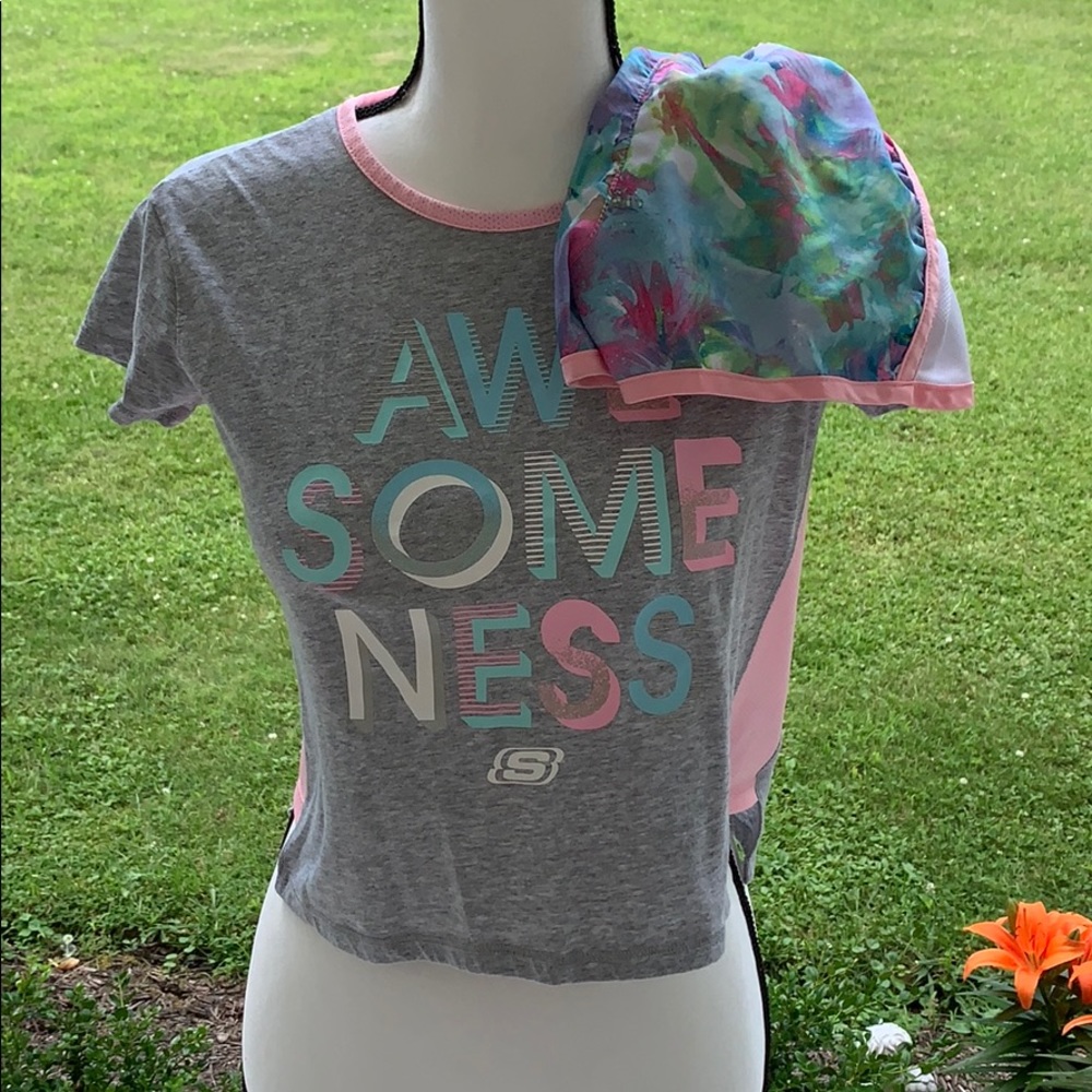 10/12 Skechers Active Girl’s Short Set